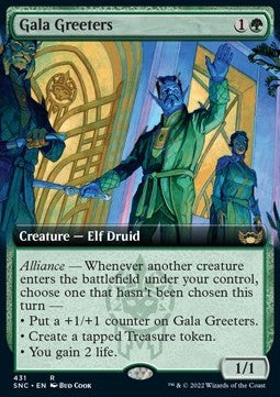Gala-Begrüßer (V.1) XSNC-431 Rare Excellent Englisch Foil
