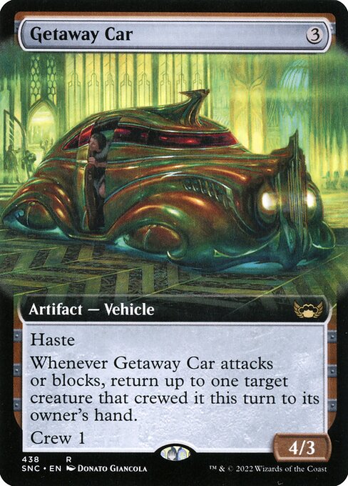 Getaway Car XSNC-438 Rare Near Mint Englisch
