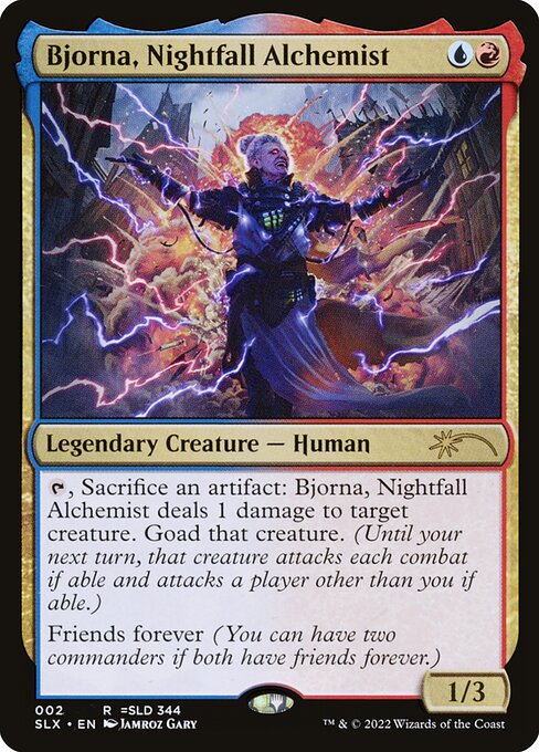 Bjorna, Nightfall Alchemist SLX-2 Rare Excellent Englisch