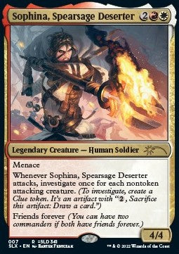 Sophina, Spearsage Deserter SLX-7 Rare Near Mint Englisch