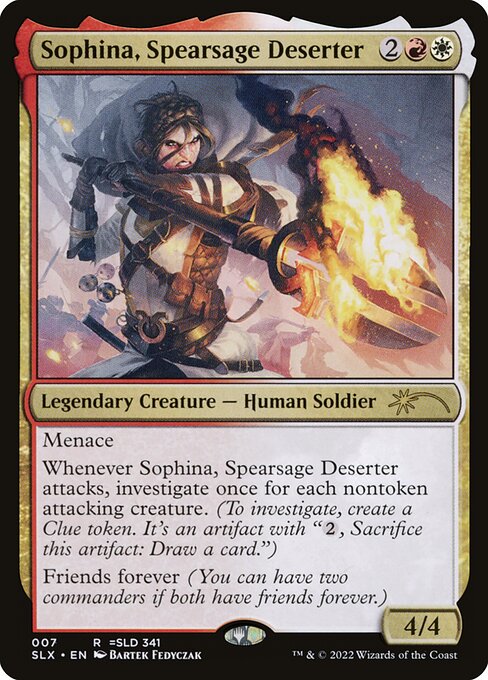 Sophina, Spearsage Deserter SLX-7 Rare Near Mint Englisch