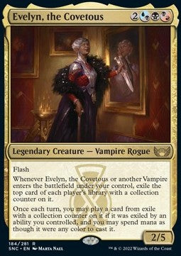 Evelyn, the Covetous SNC-184 Rare Excellent Englisch Foil