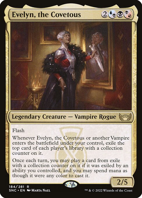 Evelyn, the Covetous SNC-184 Rare Excellent Englisch Foil