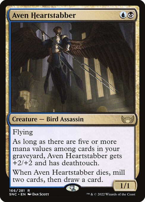 Aven Heartstabber SNC-166 Rare Excellent Englisch