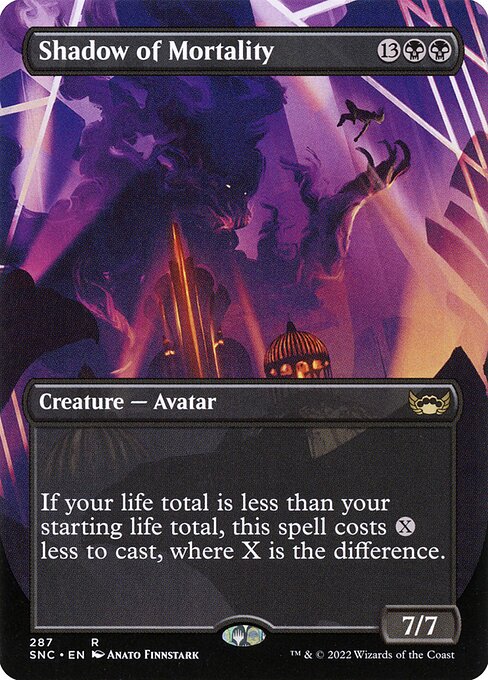 Shadow of Mortality XSNC-287 Rare Near Mint Englisch Foil