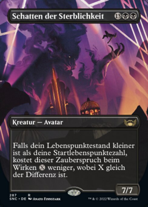 Schatten der Sterblichkeit XSNC-287 Rare Near Mint Deutsch Foil