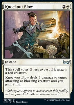 K.o.-Schlag SNC-20 Uncommon Excellent Englisch Foil