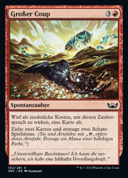 Großer Coup SNC-102 Common Near Mint Deutsch