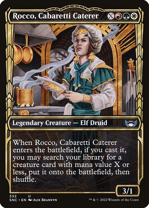 Rocco, Cabaretti Caterer XSNC-332 Uncommon Near Mint Englisch