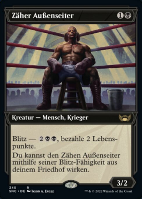 Zäher Außenseiter (V.1) XSNC-345 Rare Near Mint Deutsch Foil