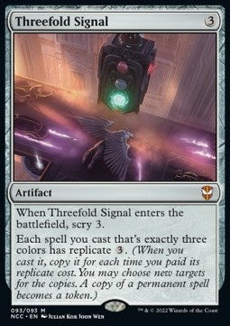 Dreifarbige Ampel NCC-93 Mythic Excellent Deutsch