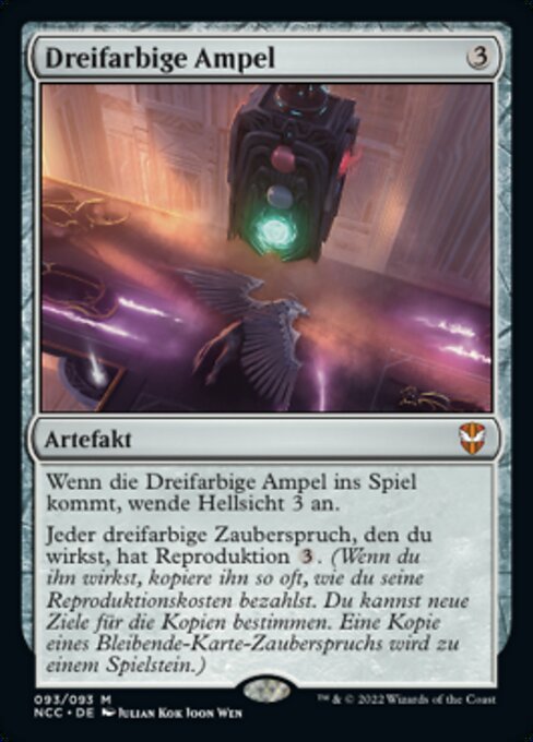 Dreifarbige Ampel NCC-93 Mythic Excellent Deutsch