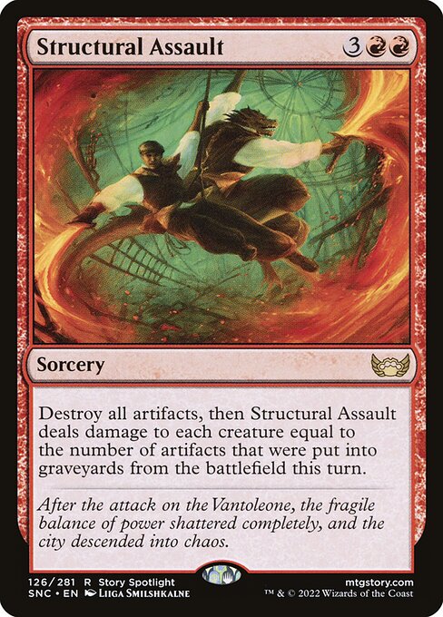 Structural Assault SNC-126 Rare Near Mint Englisch