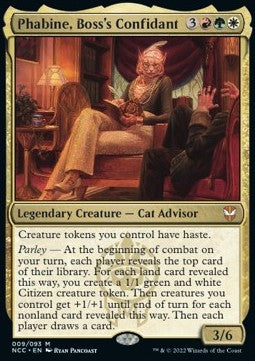 Phabine, Vertraute des Bosses NCC-9 Mythic Near Mint Deutsch Foil