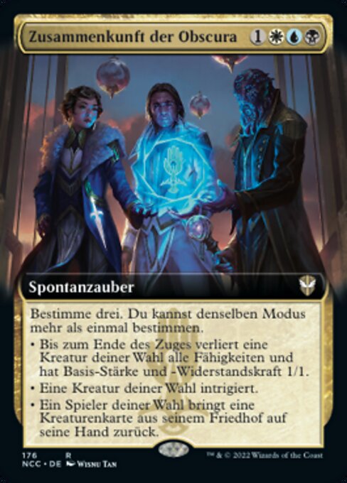 Zusammenkunft der Obscura XNCC-176 Rare Near Mint Deutsch