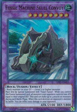 Fossil Machine Skull Convoy GFP2-019 Ultra Rare Excellent Englisch 1. Auflage