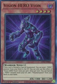 Vision HERO Vyon GFP2-060 Ultra Rare Light Played Englisch 1. Auflage