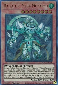 Raiza the Mega Monarch GFP2-106 Ultra Rare Near Mint Englisch 1. Auflage