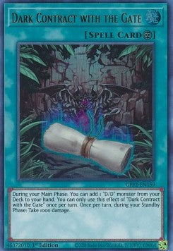 Dark Contract with the Gate GFP2-159 Ultra Rare Near Mint Englisch 1. Auflage