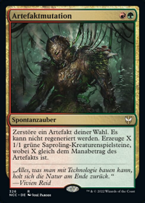Artefaktmutation NCC-326 Rare Near Mint Deutsch
