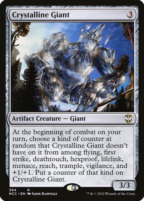 Crystalline Giant NCC-364 Rare Near Mint Englisch
