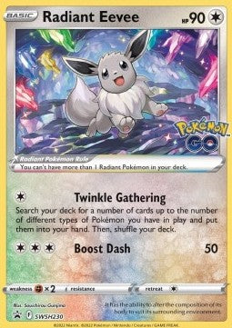 Radiant Eevee SWSH-230 Promo Excellent Englisch