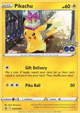 Pikachu SWSH-234 Promo Near Mint Englisch