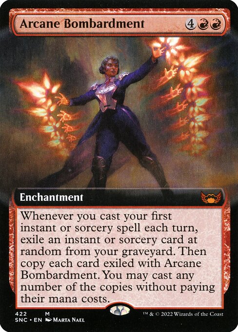 Arkaner Beschuss XSNC-422 Mythic Excellent Englisch Foil