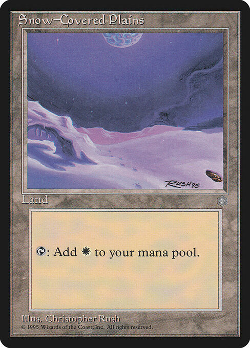Verschneite Ebene ICE- Land Played Englisch