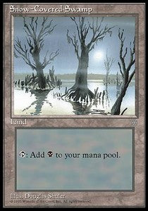 Snow-Covered Swamp ICE- Land Excellent Englisch