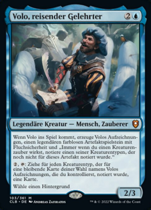 Volo, reisender Gelehrter CLB-103 Mythic Near Mint Deutsch