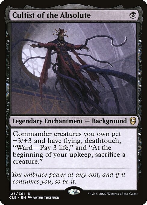 Cultist of the Absolute CLB-123 Rare Near Mint Englisch Foil