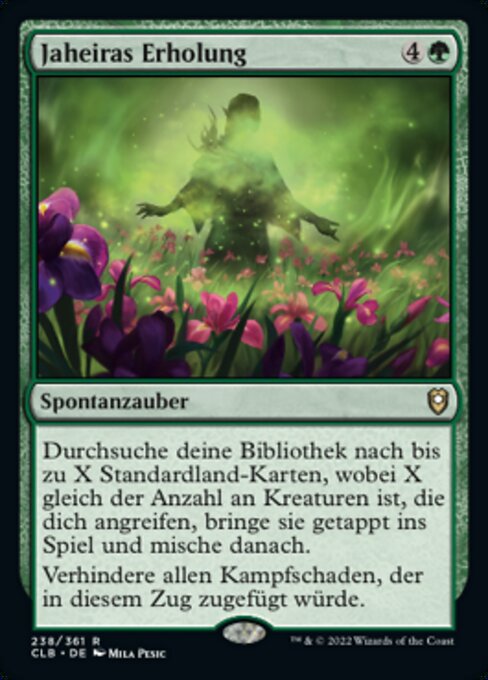 Jaheiras Erholung CLB-238 Rare Excellent Deutsch