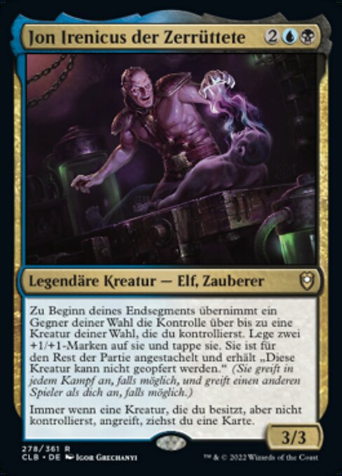 Jon Irenicus der Zerrüttete CLB-278 Rare Excellent Deutsch