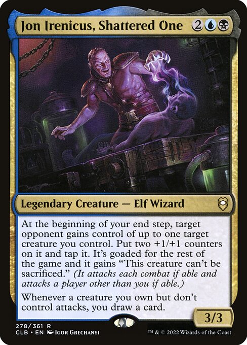 Jon Irenicus, Shattered One CLB-278 Rare Good Englisch Foil