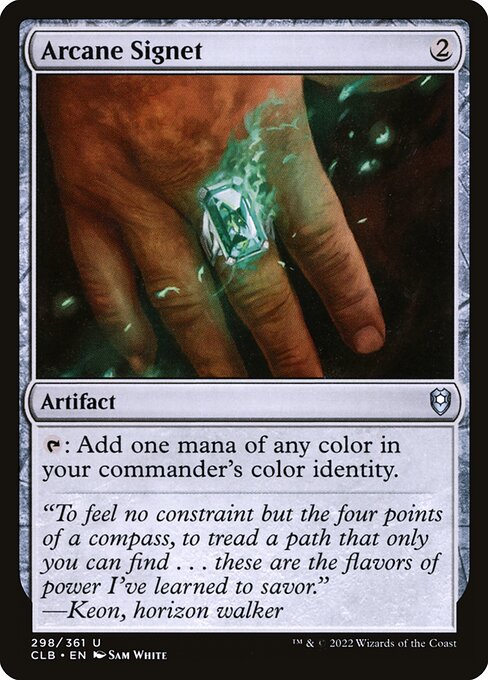 Arcane Signet CLB-298 Uncommon Near Mint Englisch Foil