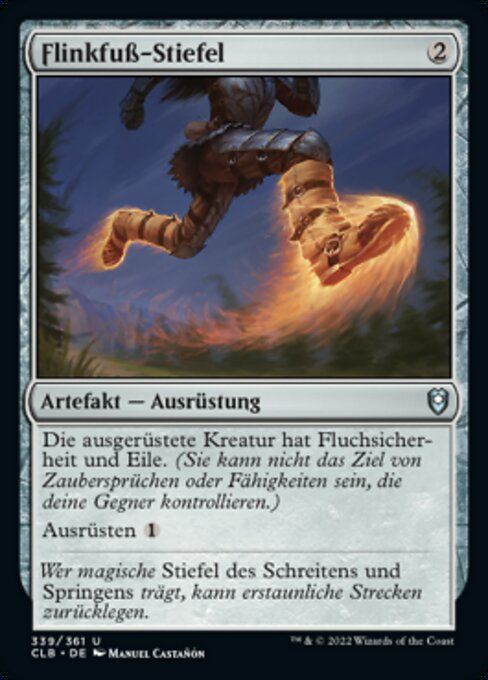 Flinkfuß-Stiefel CLB-339 Uncommon Near Mint Deutsch