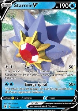 Starmie V ASR-030 Ultra Rare Excellent Englisch