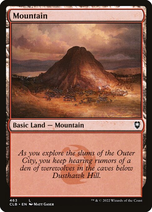 Mountain XCLB-463 Land Excellent Englisch Foil