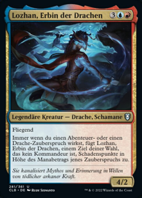Lozhan, Erbin der Drachen CLB-281 Uncommon Near Mint Deutsch