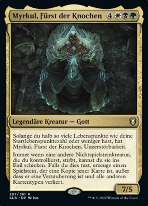 Myrkul, Fürst der Knochen CLB-287 Rare Excellent Deutsch