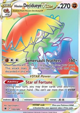 Hisui-Silvarro VSTAR ASR-195 Secret Rare Excellent Deutsch