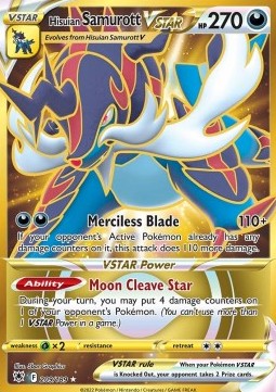 Hisui-Admurai VSTAR ASR-209 Secret Rare Excellent Deutsch