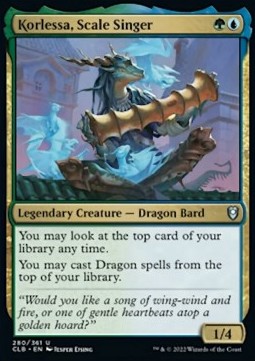 Korlessa, Scale Singer CLB-280 Uncommon Near Mint Englisch