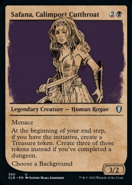 Safana, Calimhafen-Meuchlerin (V.2) XCLB-390 Uncommon Excellent Englisch Foil