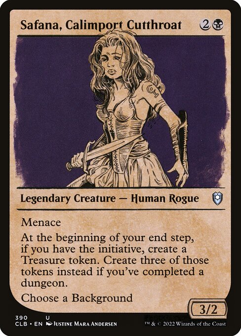 Safana, Calimhafen-Meuchlerin (V.2) XCLB-390 Uncommon Excellent Englisch Foil