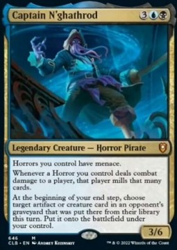 Kapitän N'ghathrod (V.1) XCLB-646 Mythic Near Mint Deutsch Foil