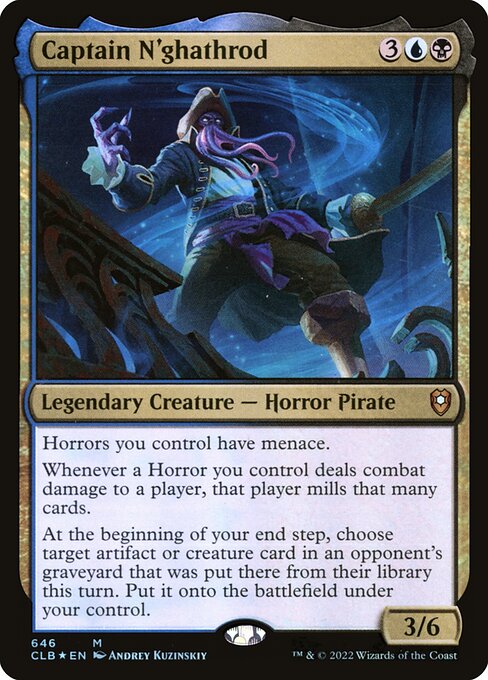 Captain N'ghathrod XCLB-646 Mythic Excellent Englisch Foil