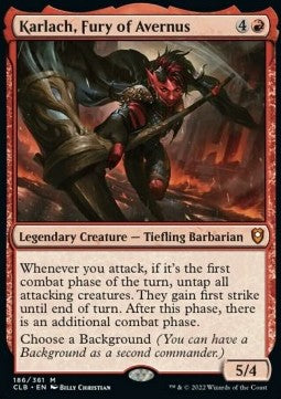 Karlach, Furie von Avernus CLB-186 Mythic Near Mint Deutsch