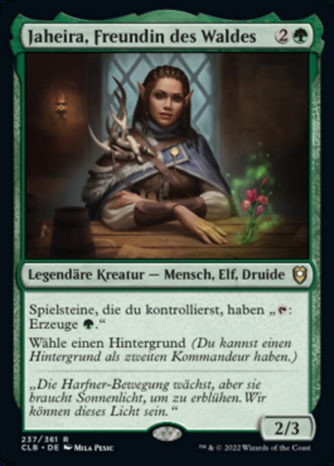 Jaheira, Freundin des Waldes CLB-237 Rare Near Mint Deutsch